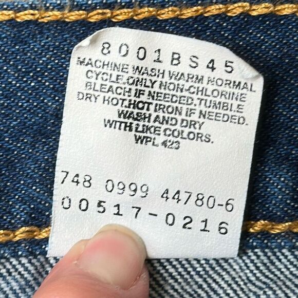 Vintage 90s Levi’s Men’s 517 Bootcut Blue Jeans Denim size W36 L30 - Picture 7 of 8